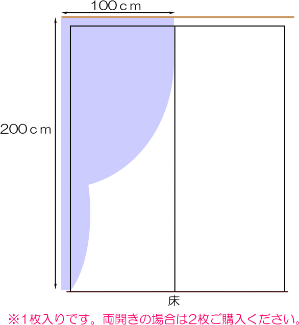 遮光カーテン スヌーピー 100×200cm (1枚入り) 『フラワーメイズ