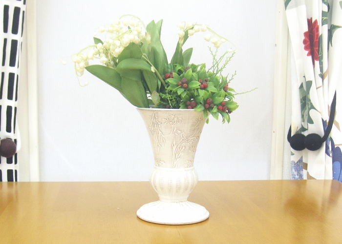 花瓶 花器 フラワーベース Ramages ラマージュ 花が綺麗に映えるおしゃれなインテリア Clay クレイ 陶器 磁器 1 4 プロヴァンスの風 Yahoo 店 通販 Yahoo ショッピング