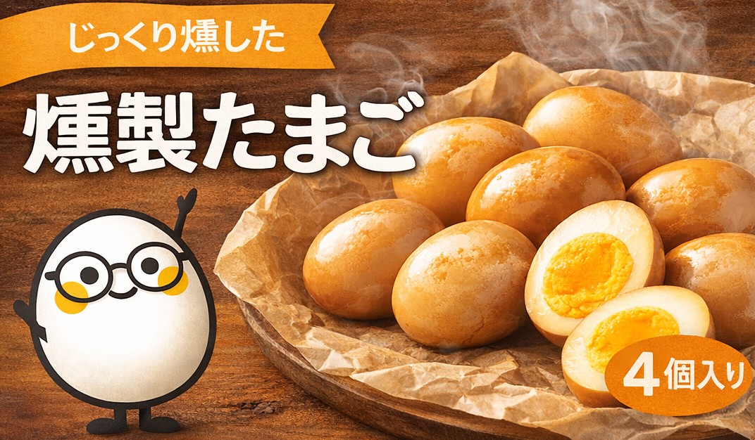 燻製たまご ラベル