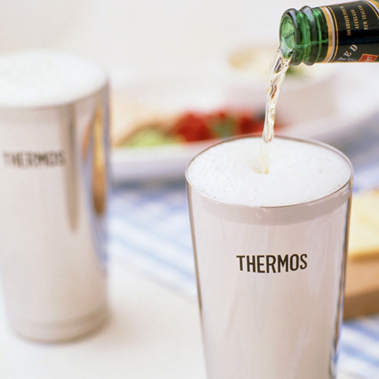 サーモス タンブラー 単品 400ml 真空断熱 ステンレスタンブラー ビール ビアグラス ビアタンブラー ビアグラス thermos