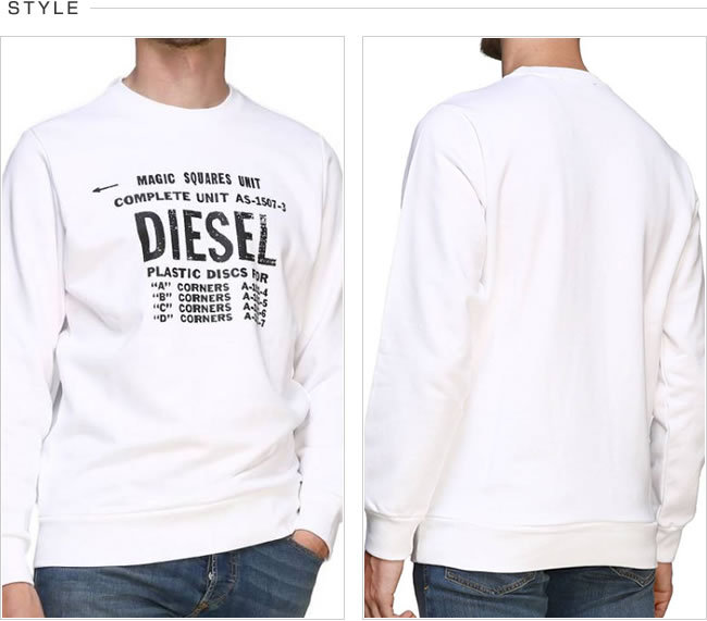 ディーゼル DIESEL トレーナー スウェット00S57H 0BAWT S-GIR 