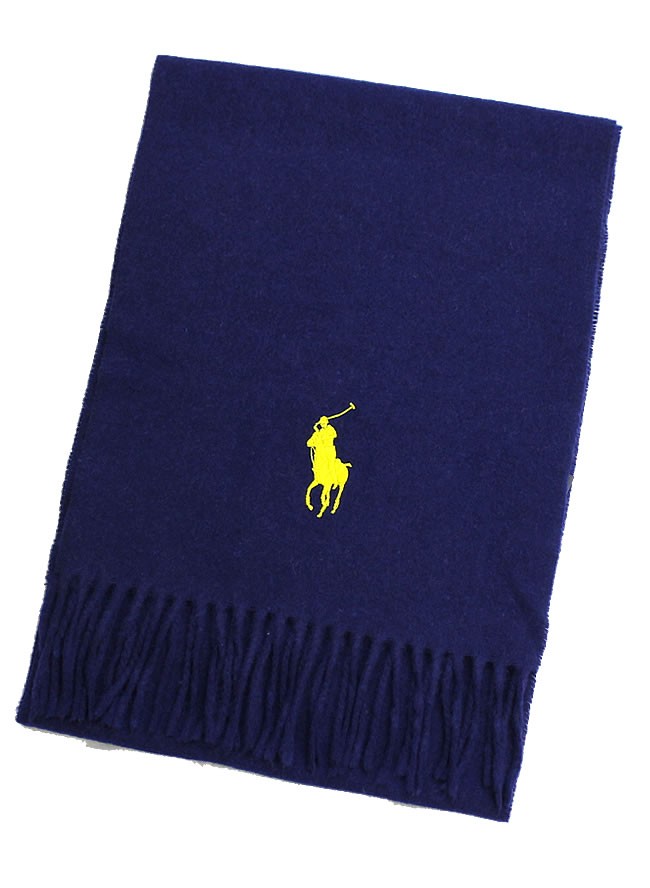 ポロラルフローレン マフラー スカーフ BIG PONY EMBRODIERED SCARF