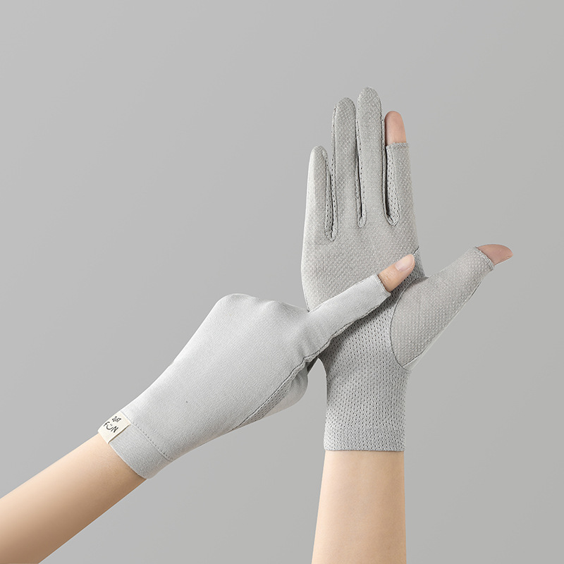完売 1点のみ✨清涼uvカット手袋 レディース スマホ対応 紫外線対策