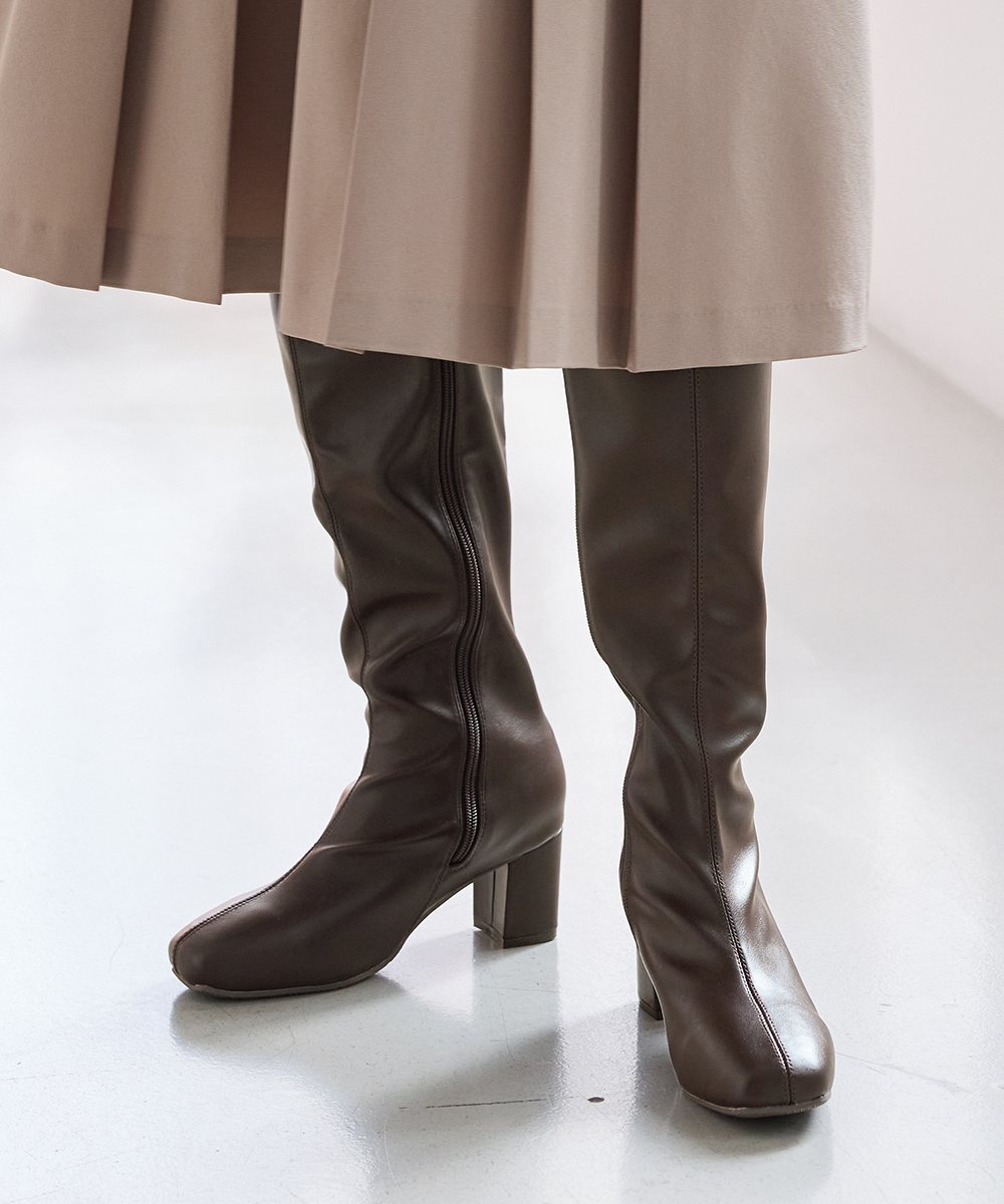 Honeys（ハニーズ） ブーツ 靴 シューズ 防滑 きれいめ ロングブーツ