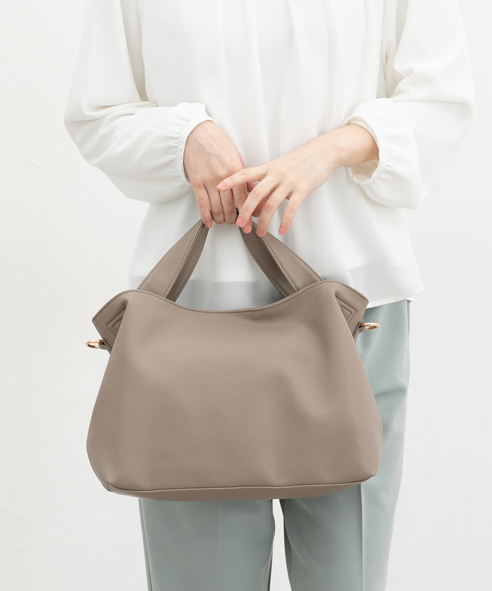 Honeys（ハニーズ） ハンドバッグ バッグ 鞄 オフィス きれいめ 合皮