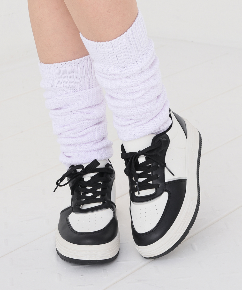 Honeys（ハニーズ） 靴下 ソックス リブ編み くしゅくしゅ 通学