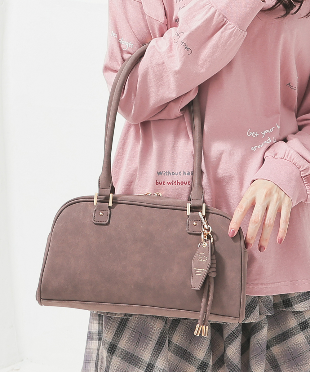 Honeys（ハニーズ） ハンドバッグ バッグ 鞄 合皮 コンパクト バッグ