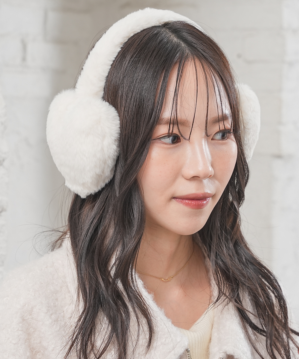 Honeys（ハニーズ） イヤーマフラー 耳あて フェイクファー サイズ調整