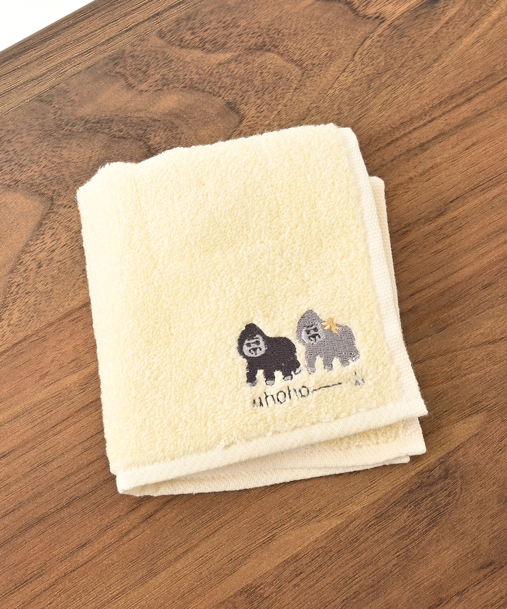 Honeys（ハニーズ） ハンカチ タオルハンカチ ミニタオル 綿100％ 刺繍