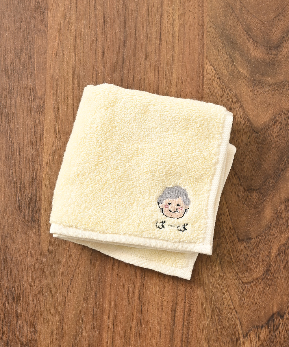Honeys（ハニーズ） ハンカチ タオルハンカチ ミニタオル 綿100％ 刺繍
