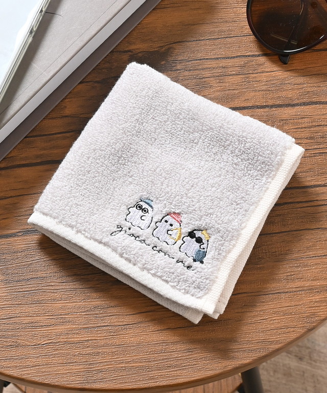 Honeys（ハニーズ） ハンカチ タオルハンカチ ミニタオル 刺繍 ワン