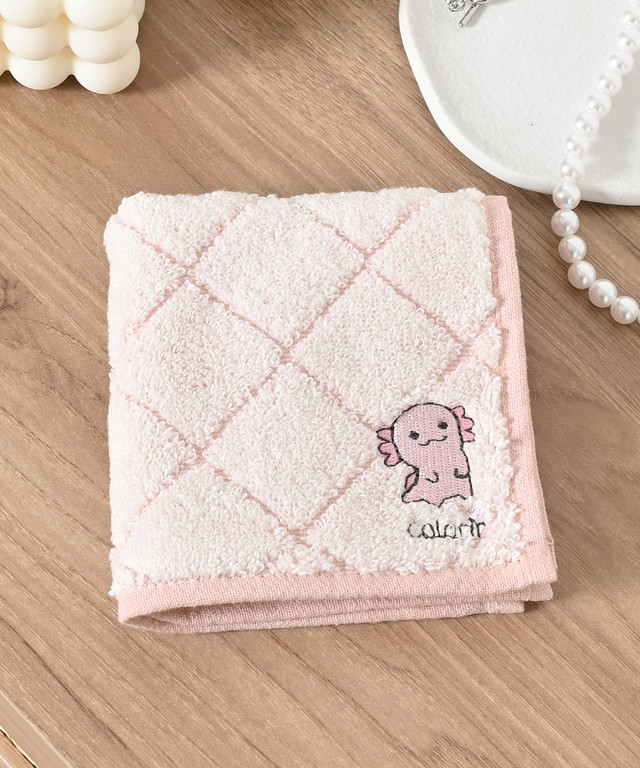 Honeys（ハニーズ） ハンカチ タオルハンカチ ミニタオル 刺繍 ワン