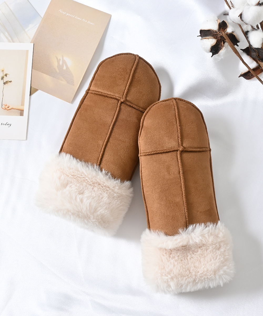 Honeys（ハニーズ） ハニぽか 吸湿発熱 抗菌防臭 スエード調 ムートン