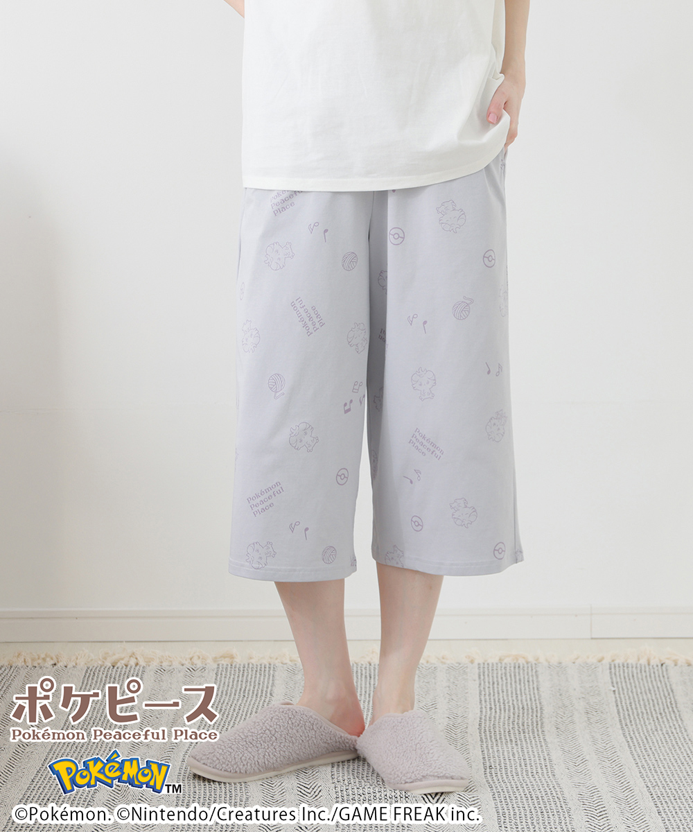 Honeys（ハニーズ） ルームパンツ 8分丈パンツ ポケモン ポケピース