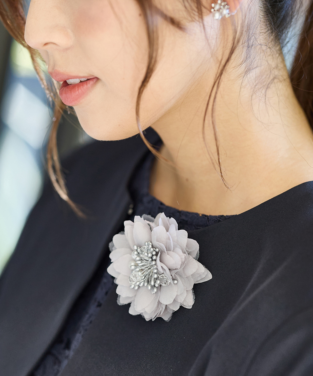 Honeys（ハニーズ） コサージュ イヤリング アクセサリー セレモニー 