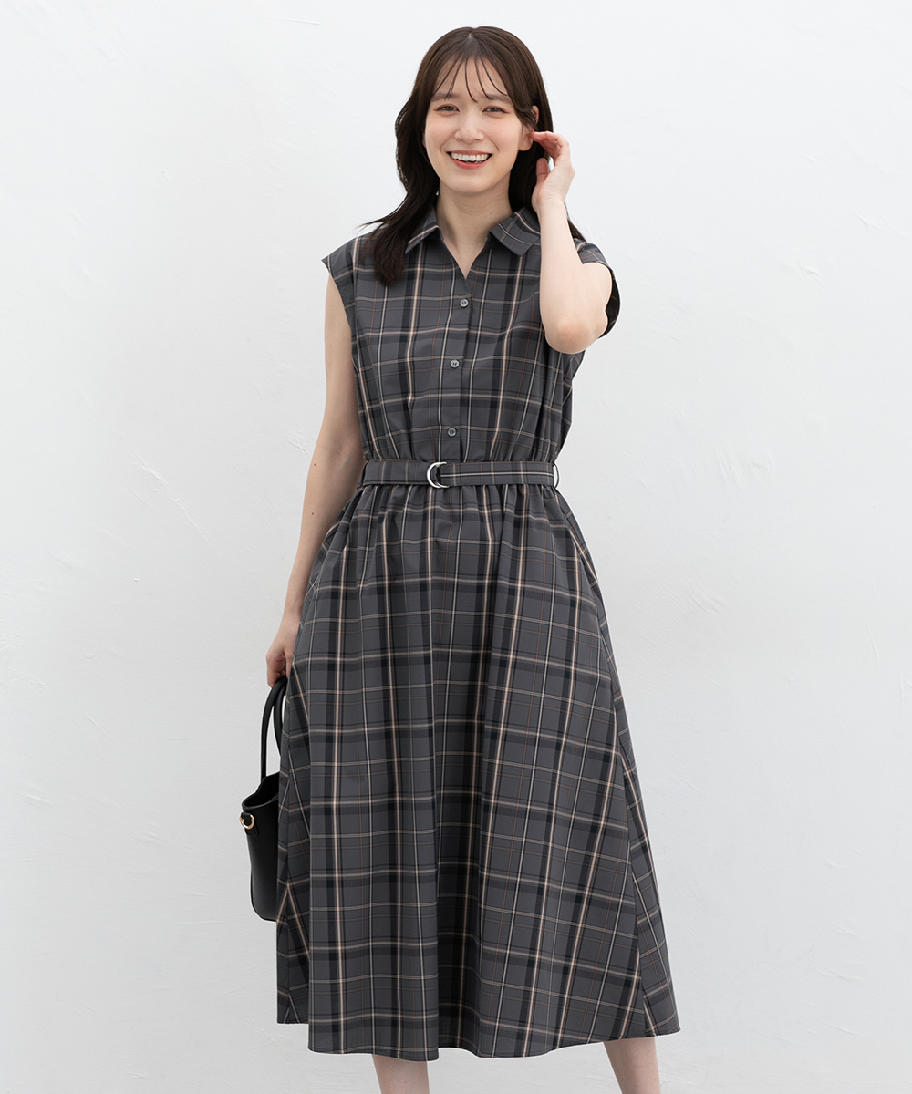Honeys（ハニーズ） ワンピース ノースリーブ ロング丈 大きいサイズ