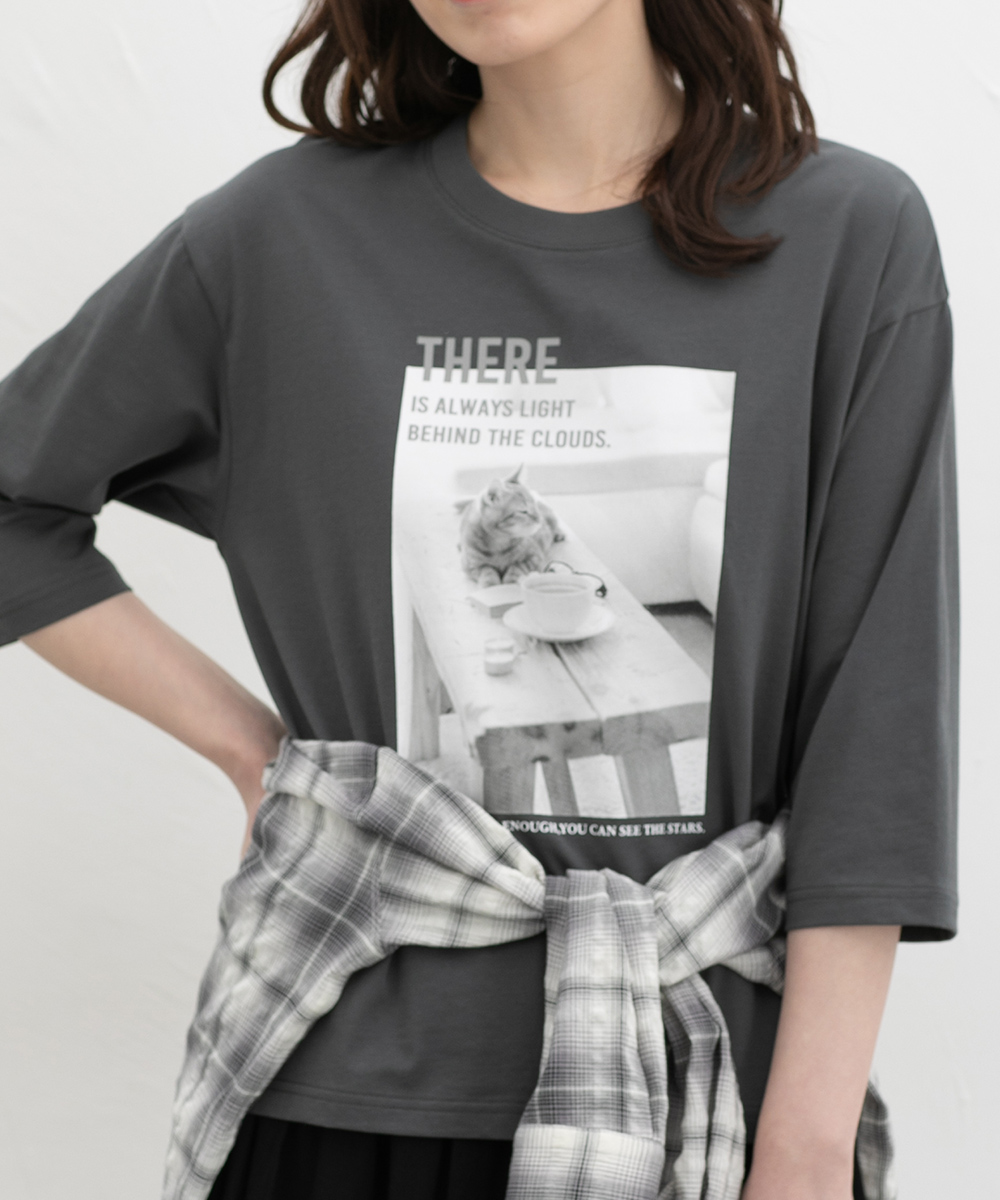 Honeys（ハニーズ） トップス Tシャツ 7分袖Tシャツ カットソー ハニ