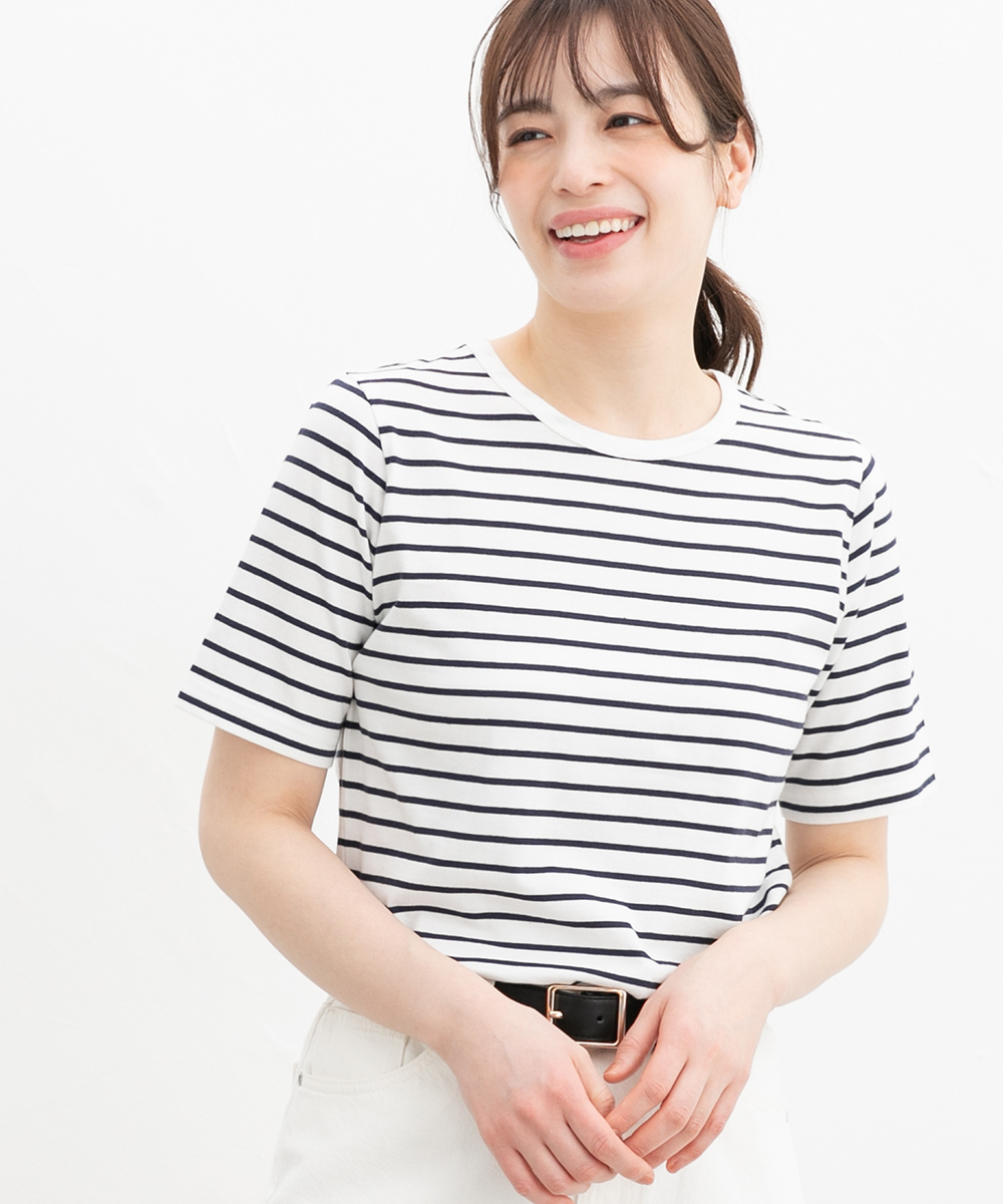 トップス Tシャツ 半袖Tシャツ カットソー 半袖 オーガニックコットン UVカット ボ Honey...