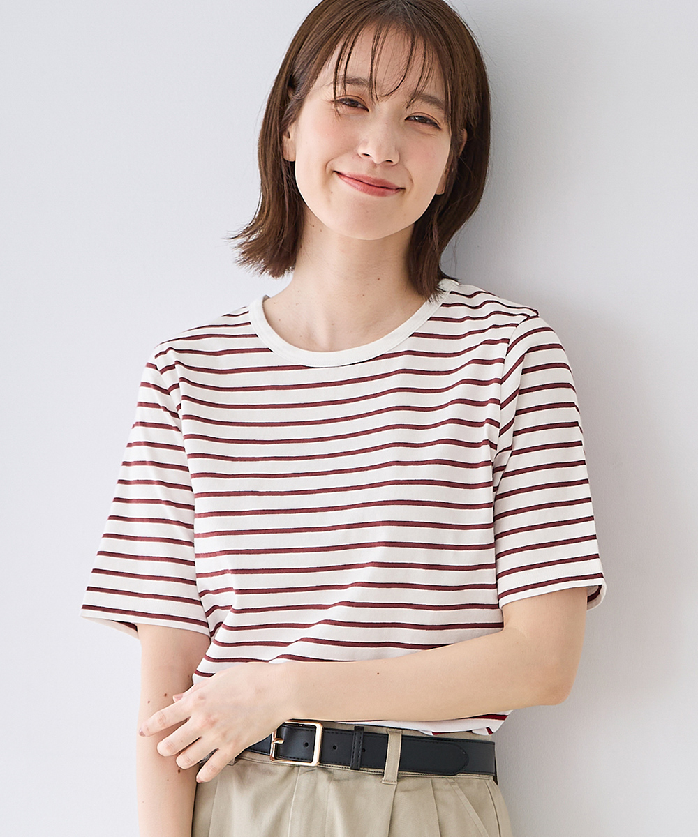 トップス Tシャツ 半袖Tシャツ カットソー 半袖 オーガニックコットン UVカット ボ Honey...