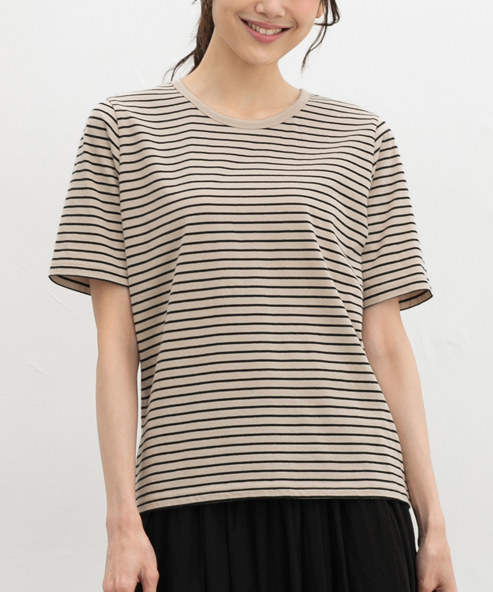 美品✨ボーダーズアットバルコニー カットソー 夏服 Tシャツ プルオーバー 半袖 楽天市場】ボーダーズアットバルコニー（Tシャツ・カットソー