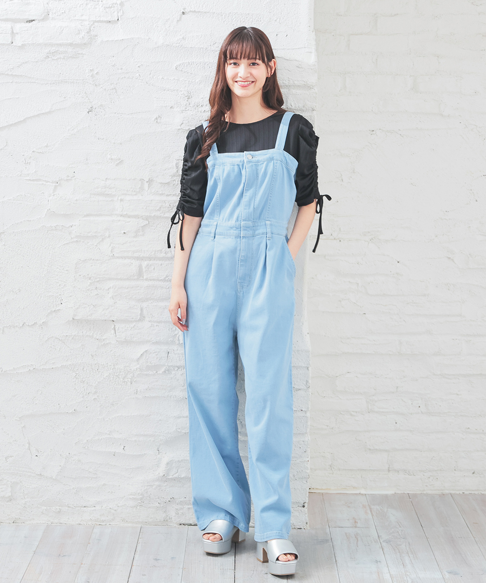 Honeys（ハニーズ） ボトムス オールインワン サロペット コットン 綿