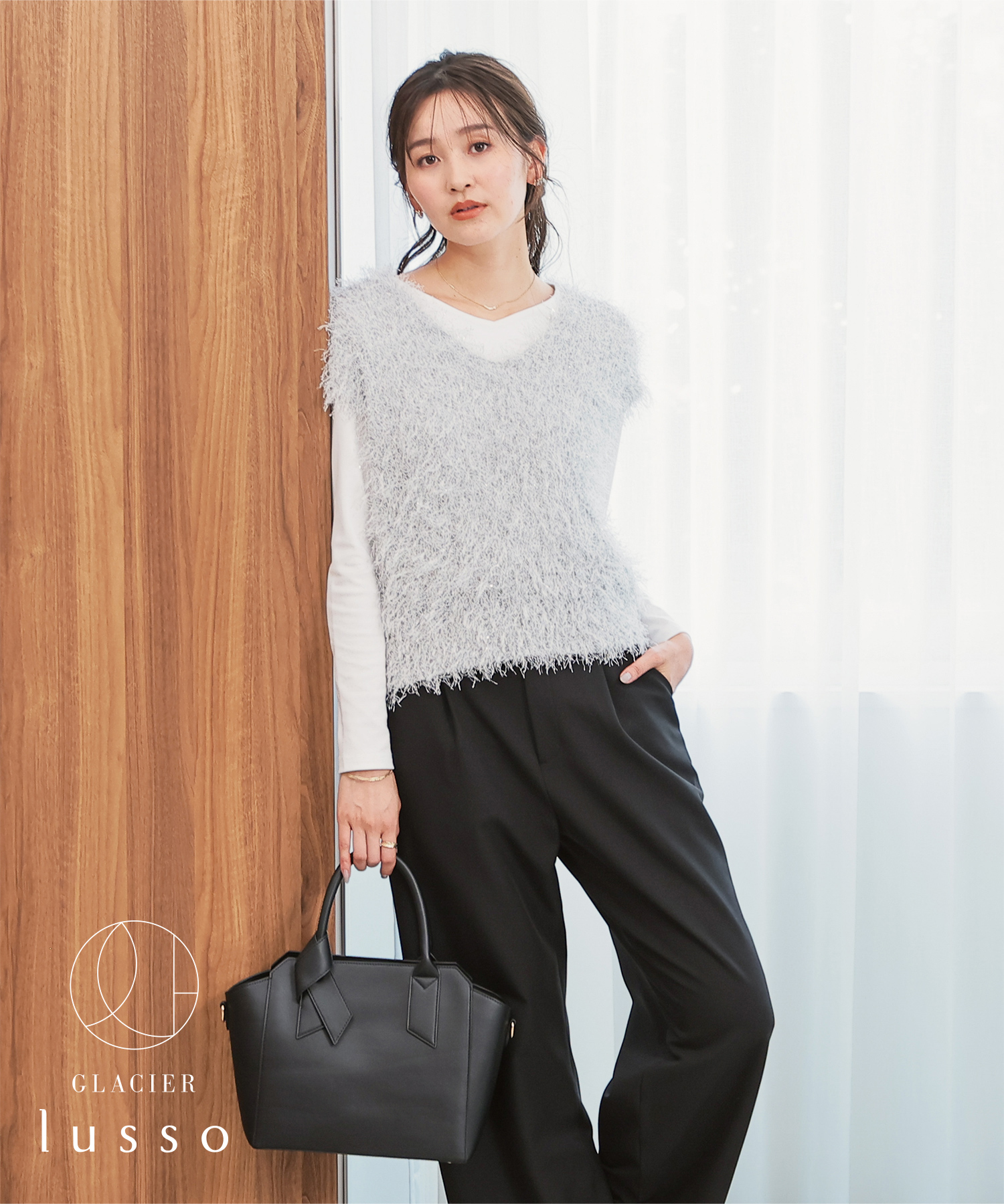 Honeys（ハニーズ） トップス ベスト ニット セーター ノースリーブ