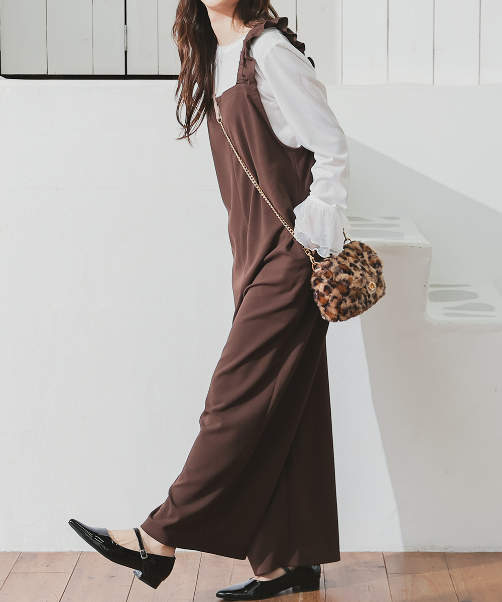 Honeys（ハニーズ） ボトムス オールインワン サロペット イージーケア