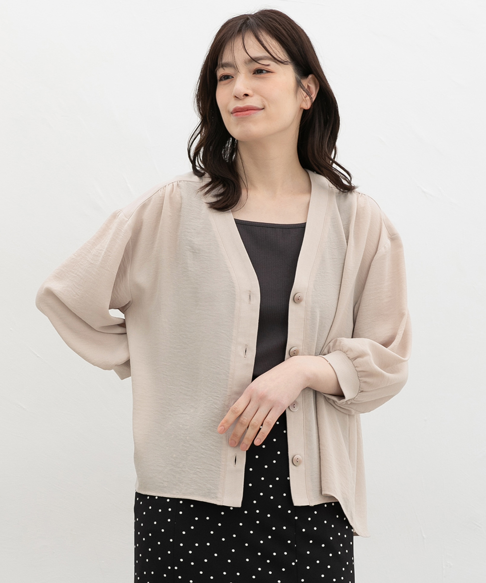 Honeys（ハニーズ） トップス ブラウス シャツ カーディガン フロント
