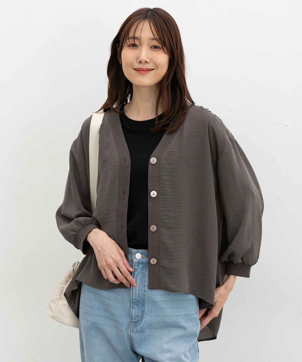 Honeys（ハニーズ） トップス ブラウス シャツ カーディガン フロント