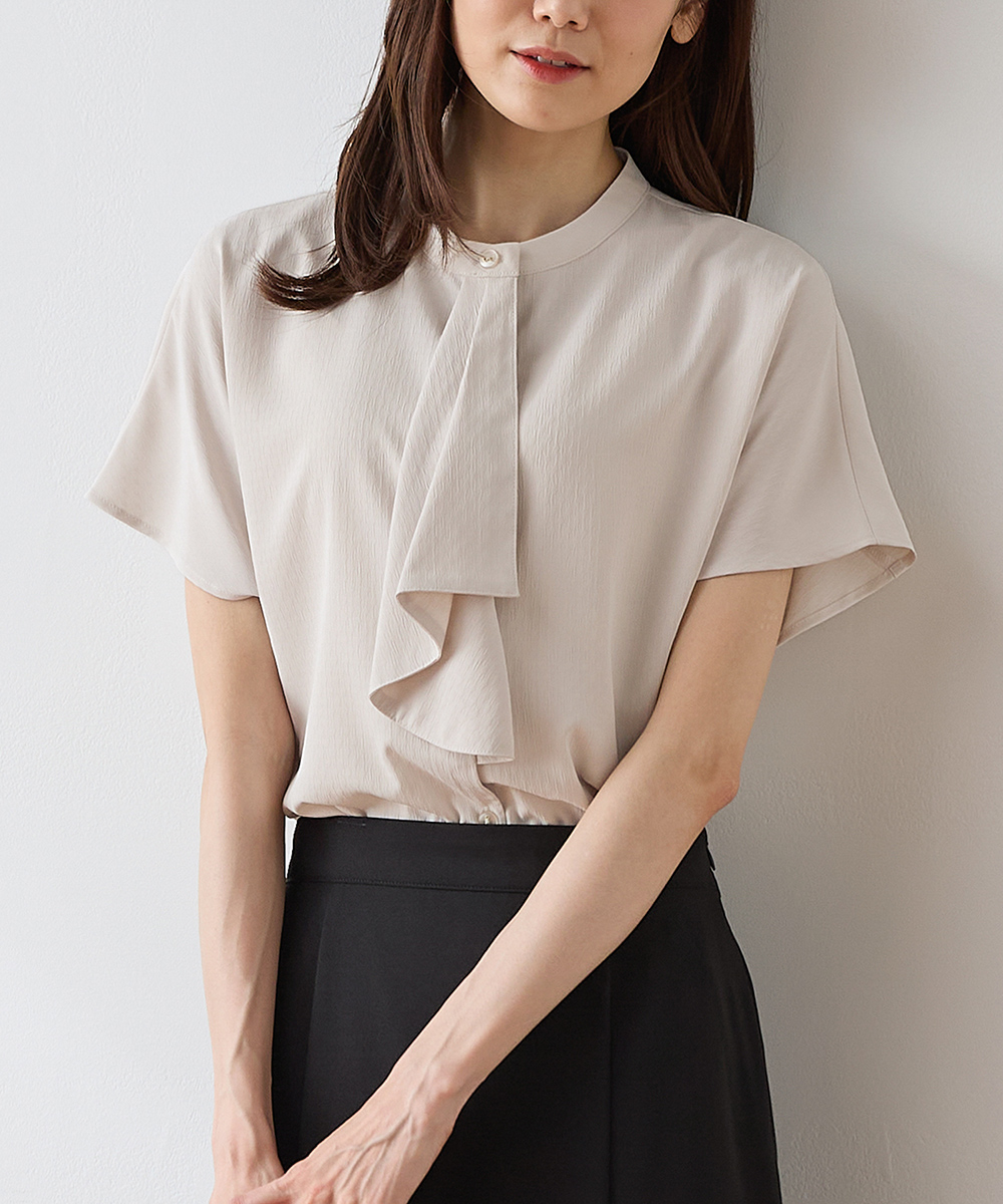 Danchan★FOXEYブティック ブラウス フレンチパフ 38 Honeys（ハニーズ） トップス ブラウス ノースリーブ オフィス きれい