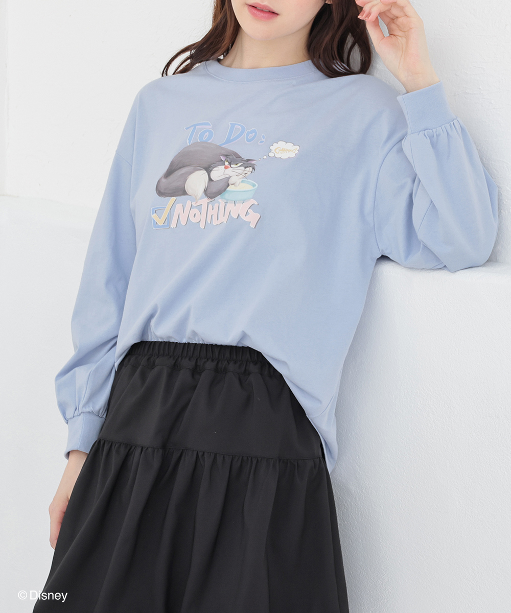 ディズニーキャラクター長袖Tシャツ Honeys（ハニーズ） トップス Tシャツ ロンT 長袖Tシャツ カットソー