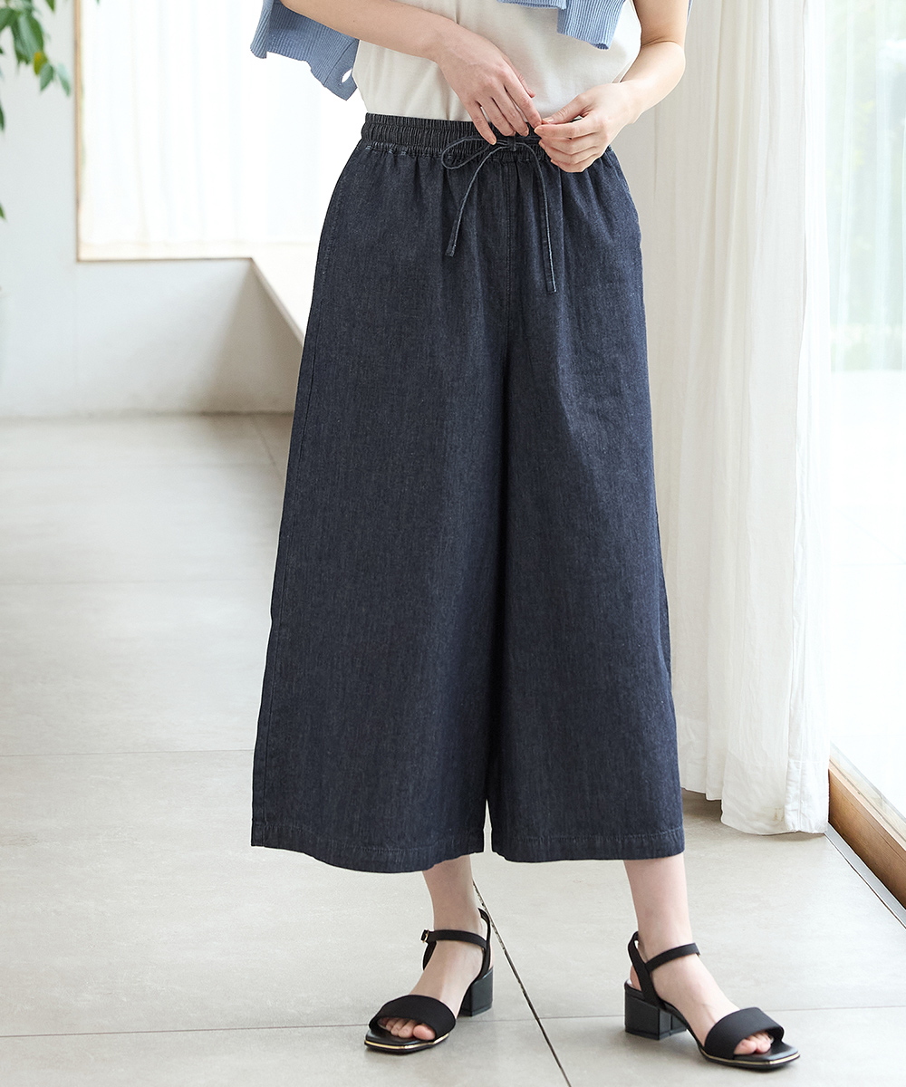 Honeys(ハニーズ) ボトムス パンツ ガウチョパンツ デニム 大きい Honeys(ハニーズ) ボトムス パンツ ガウチョパンツ デニム 大きい