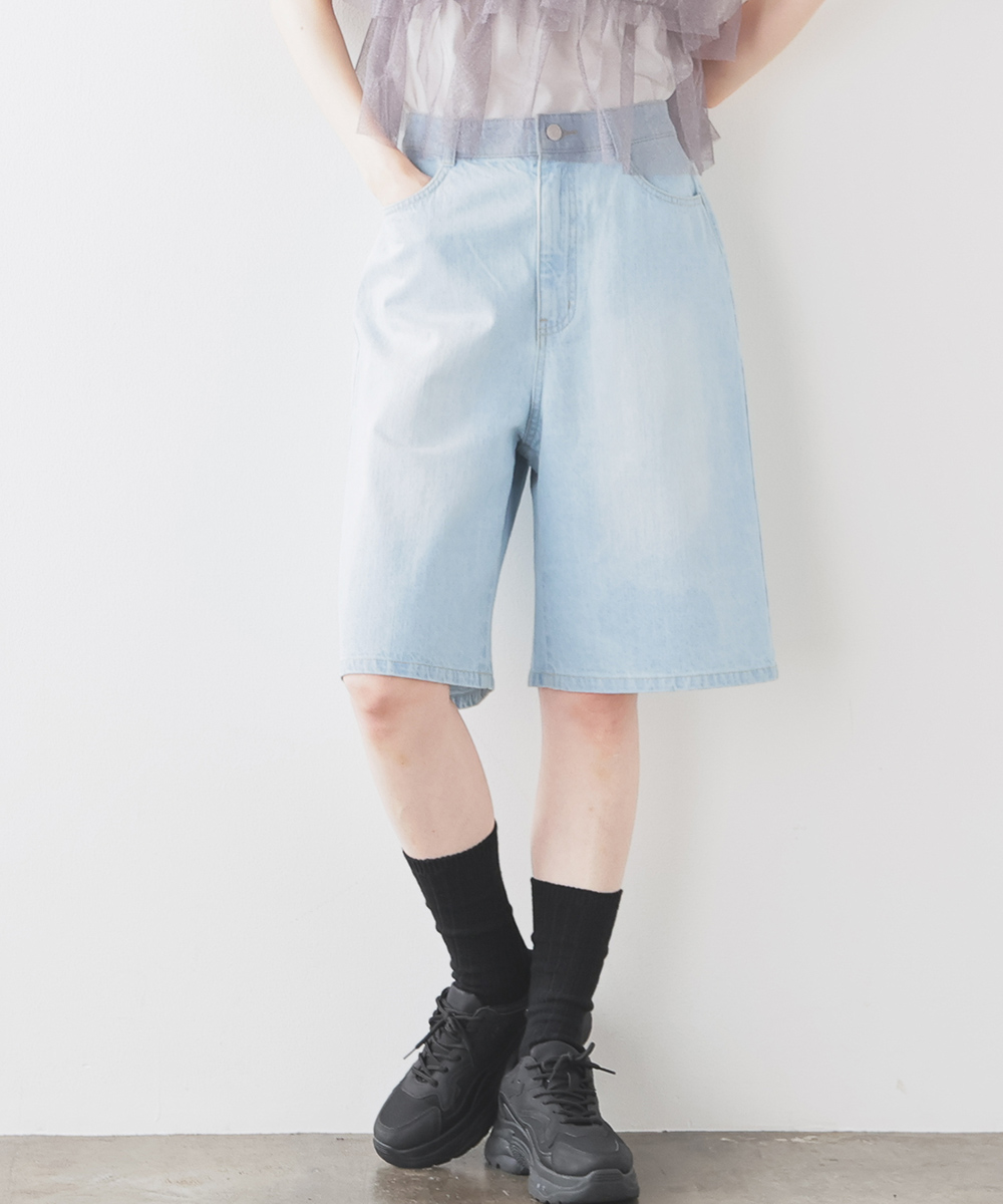 BONNY WOVEN レディース デニムパンツ　グラデーション　S〜Mサイズ BONNY WOVEN レディース デニムパンツ グラデーション S〜M