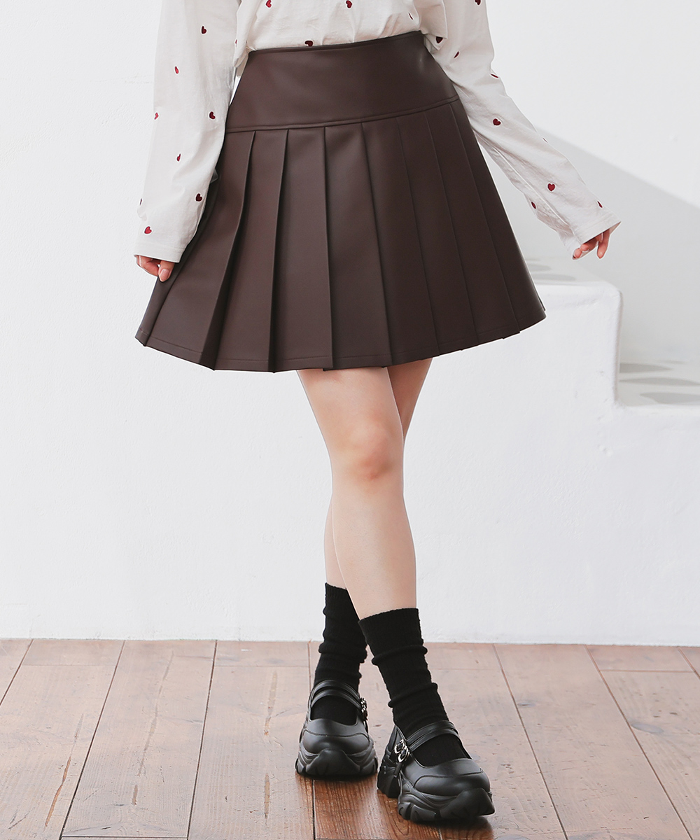 Honeys（ハニーズ） ボトムス ミニスカート ミニ丈 合皮スカート