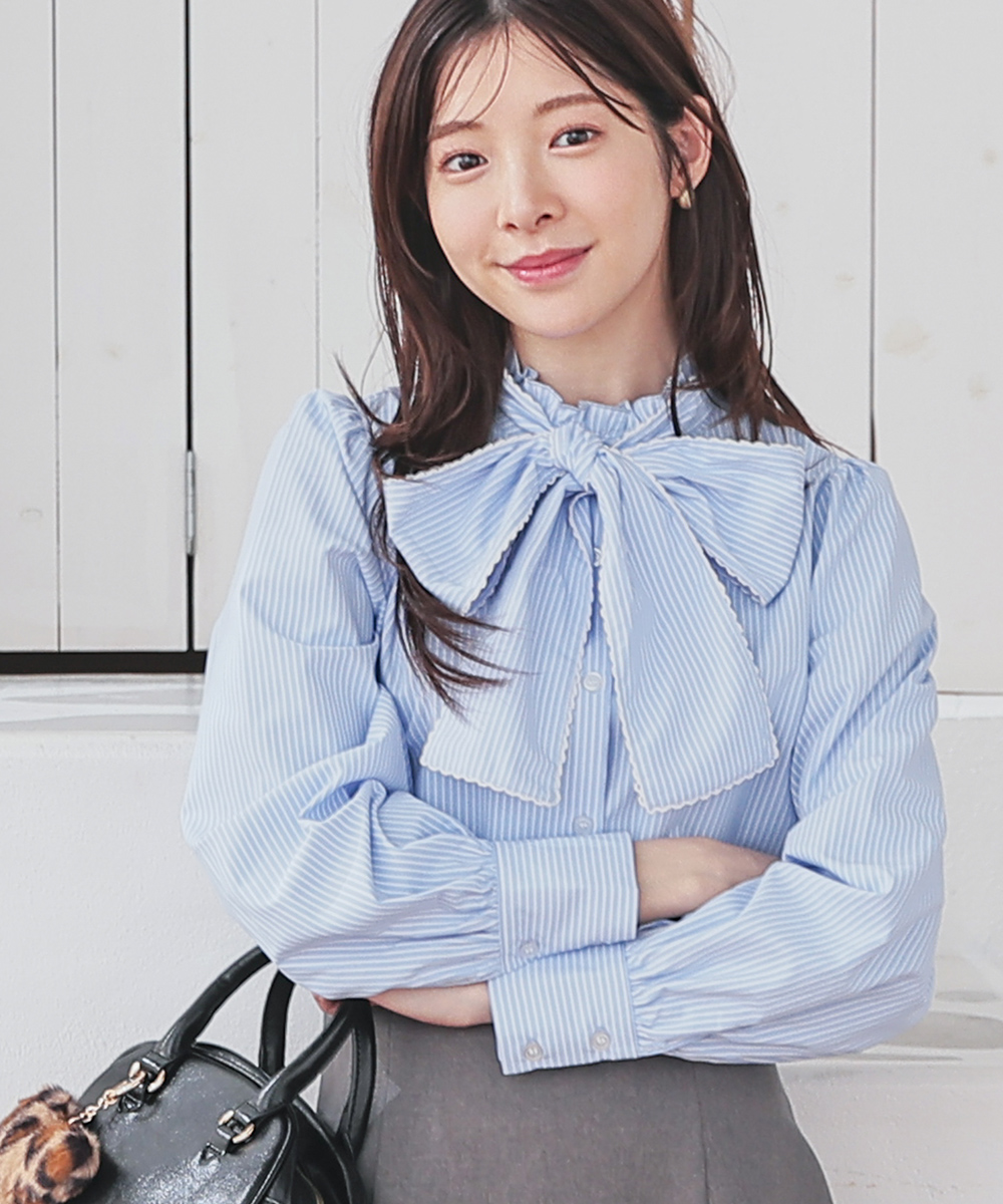 【値下げ不可】GUCCI トップス ブラウス ボウタイ付き 長袖 正規品 楽天市場】ボウタイブラウス レディース 長袖 プルオーバー ブラウス