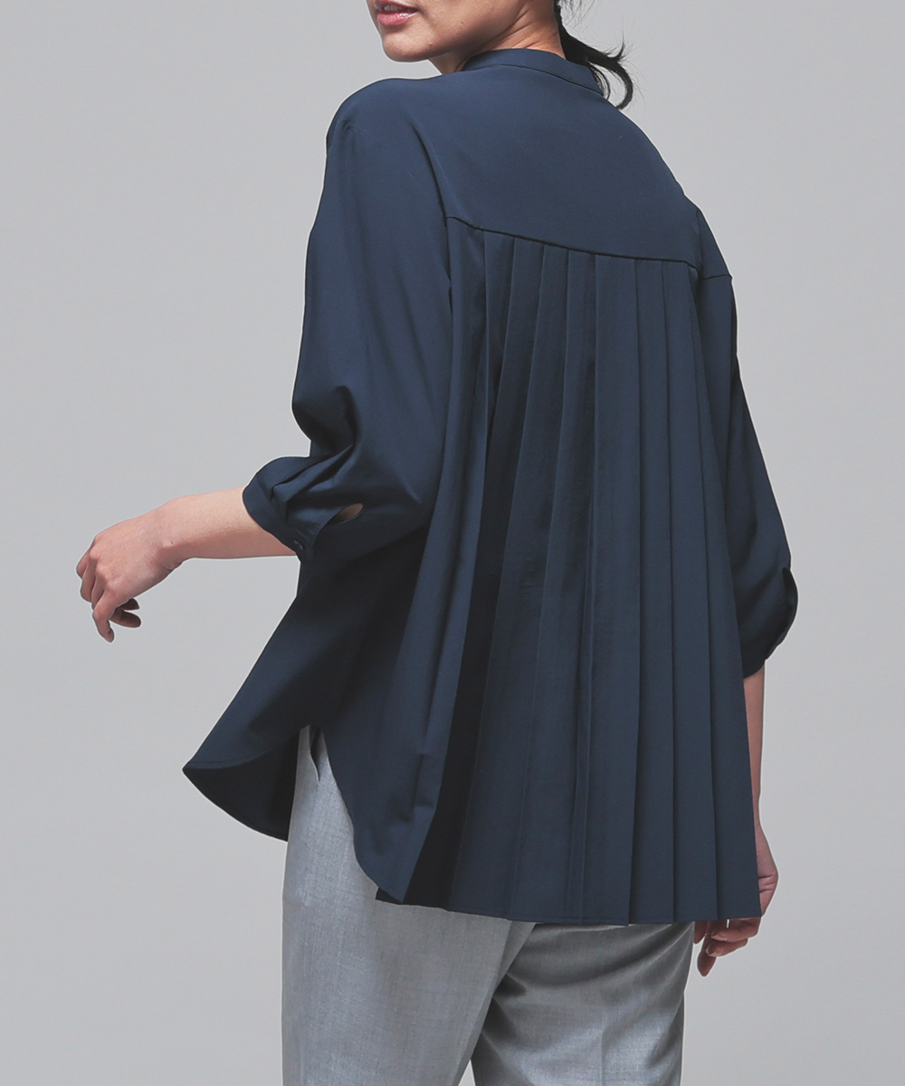 プリーツプリーズ★長袖ブラウス★グレー★ご質問・お値段交渉はお気軽にどうぞ PLEATS PLEASE（プリーツプリーズ）ブラウス グレー サイズ:3(L
