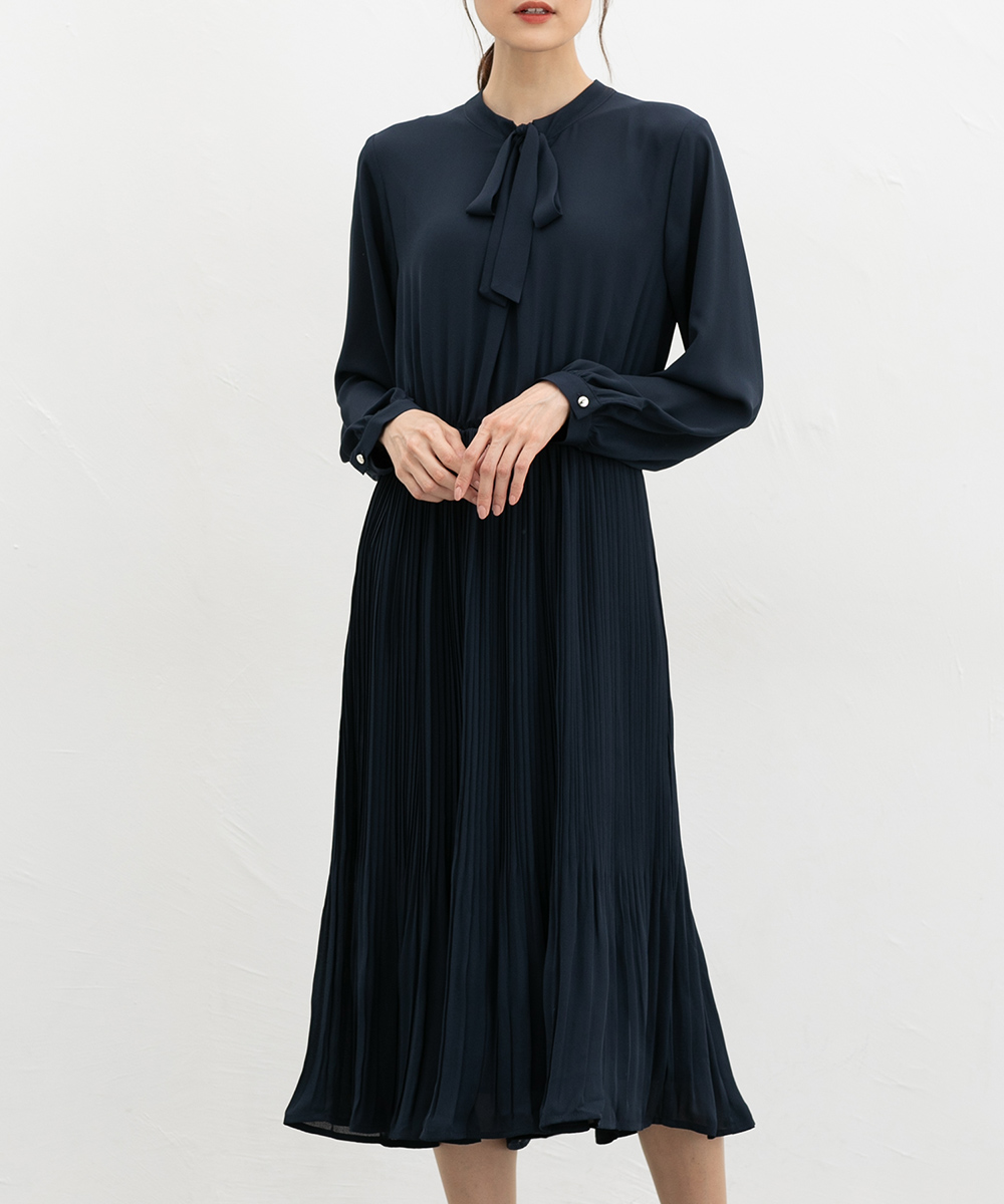 Honeys（ハニーズ） ワンピース 長袖 ロング丈 大きいサイズ オフィス