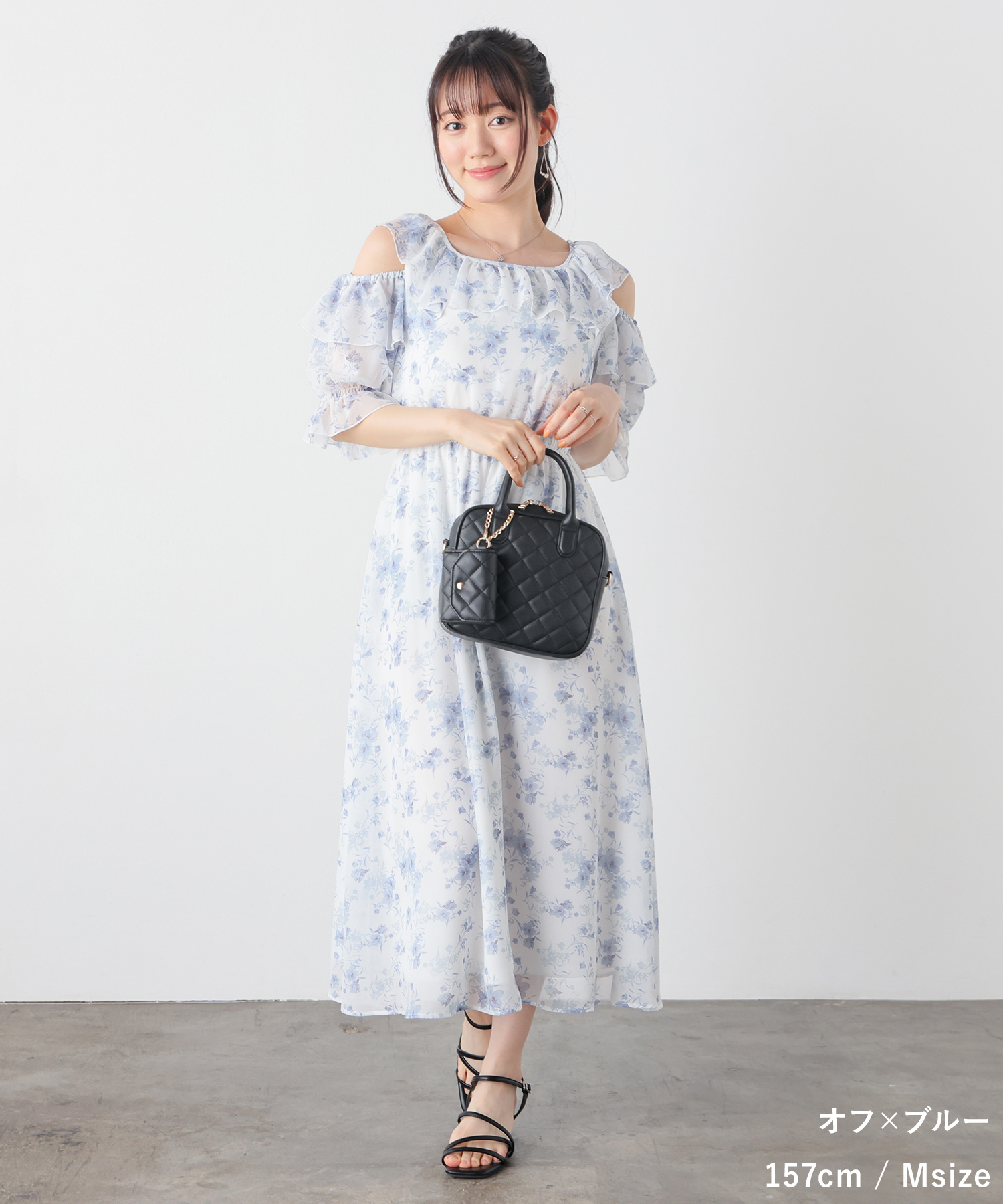Honeys（ハニーズ） ワンピース ノースリーブ ロング丈 大きいサイズ 