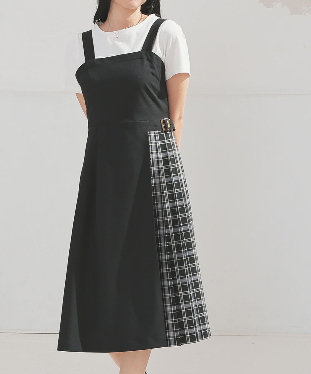 Honeys（ハニーズ） ワンピース ジャンパースカート ノースリーブ