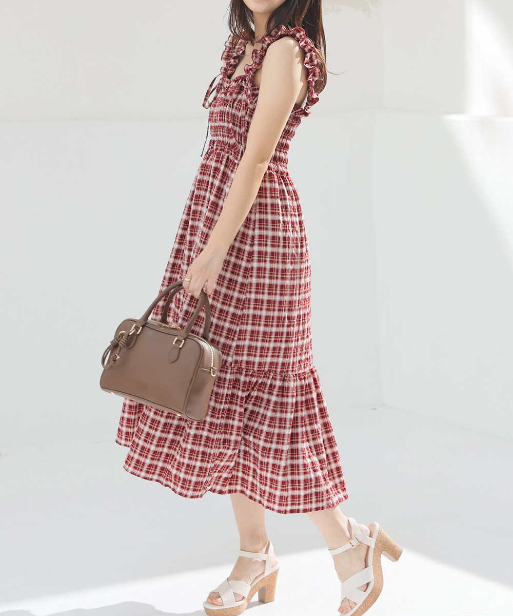 Honeys（ハニーズ） ワンピース ノースリーブ ロング丈 大きいサイズ