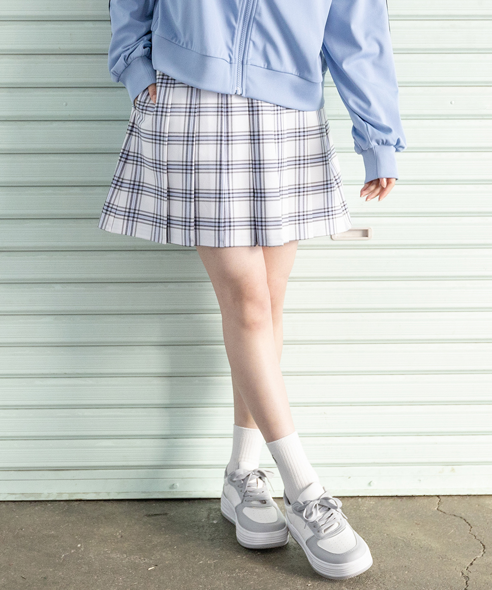 チェック プリーツスカート 韓国（ミニスカート）の商品一覧｜スカート