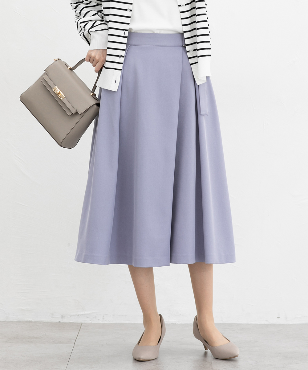 Honeys ボトムス スカート フレアスカート ひざ丈 大きいサイズ