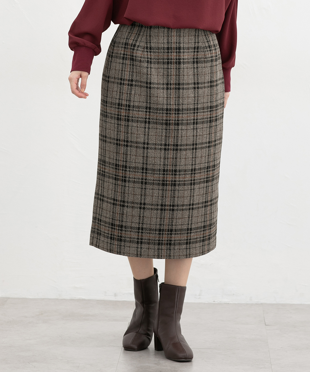 Honeys（ハニーズ） ボトムス スカート ナロースカート ひざ丈 大きい