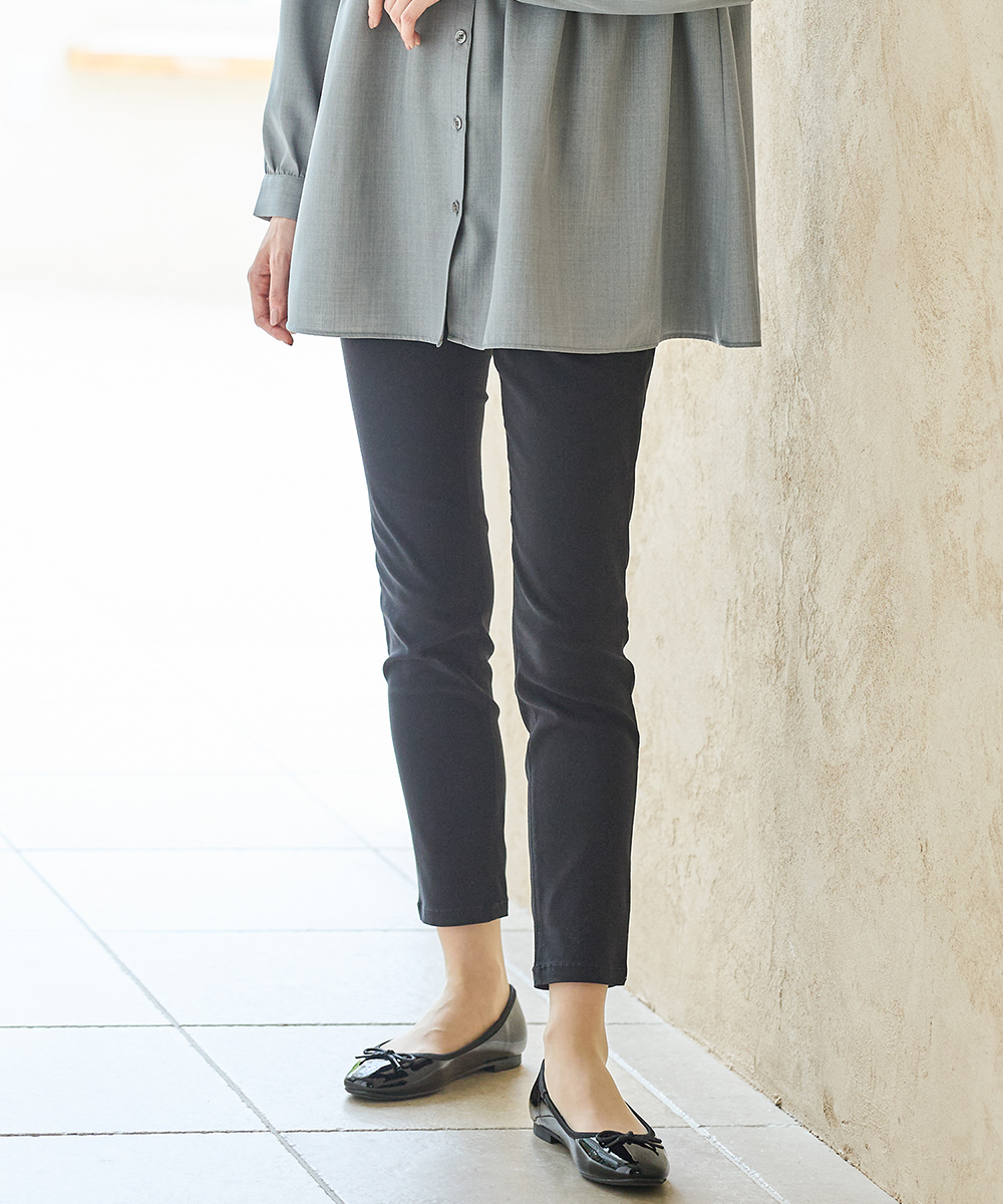 Honeys ボトムス パンツ 抗菌 抗菌防臭 防臭 レギンスパンツ