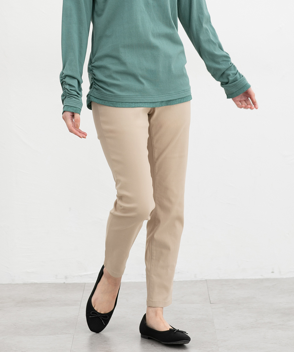 Honeys ボトムス パンツ 抗菌 抗菌防臭 防臭 レギンスパンツ