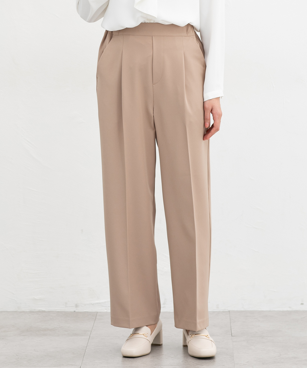 Honeys ボトムス パンツ 大きいサイズ オフィス きれいめ