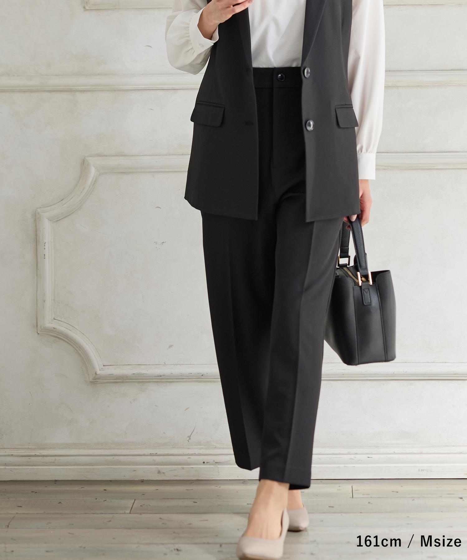 ほぼ新品UNTITLED 上下セット　洗えるジャケット&パンツ　サイズMくらい UNITED ARROWS｜ポリエステル/T&T シングル2ボタンジャケット UA
