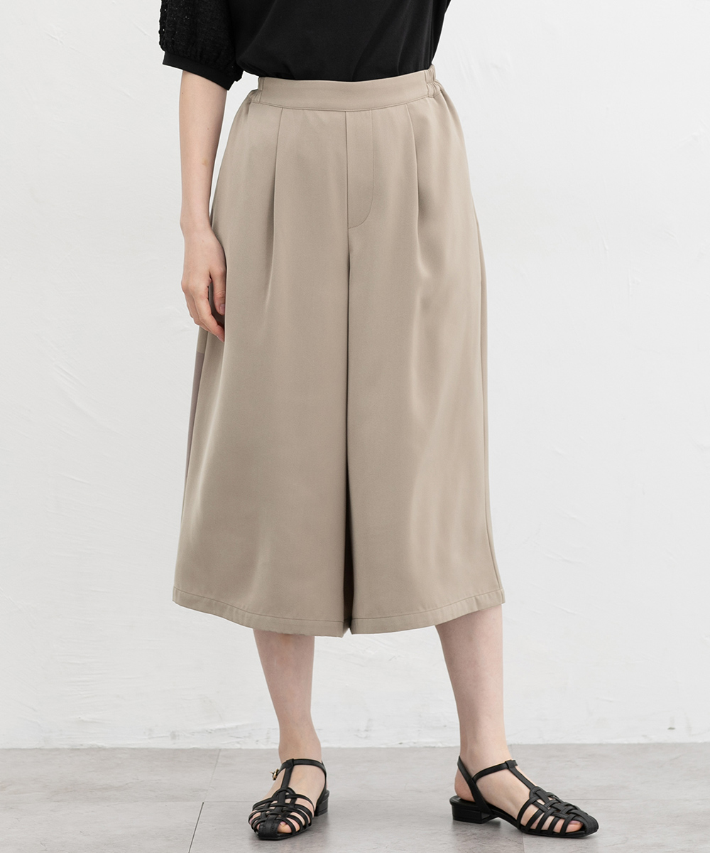 ワイドパンツ 新作 ガウチョパンツ パンツ レディース