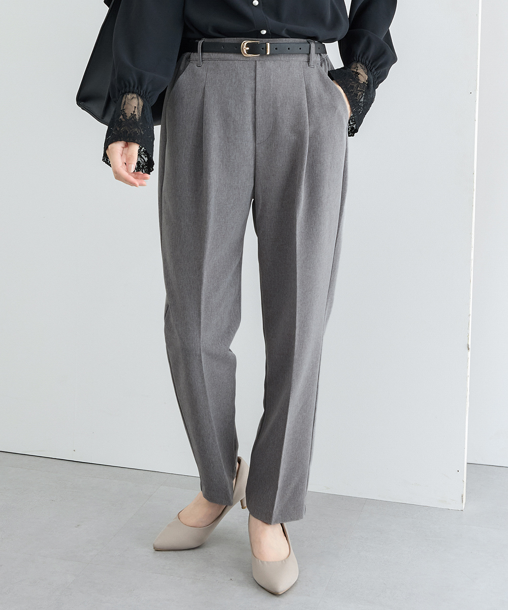 Honeys（ハニーズ） ボトムス パンツ 美ージーテーパードパンツ 大きい