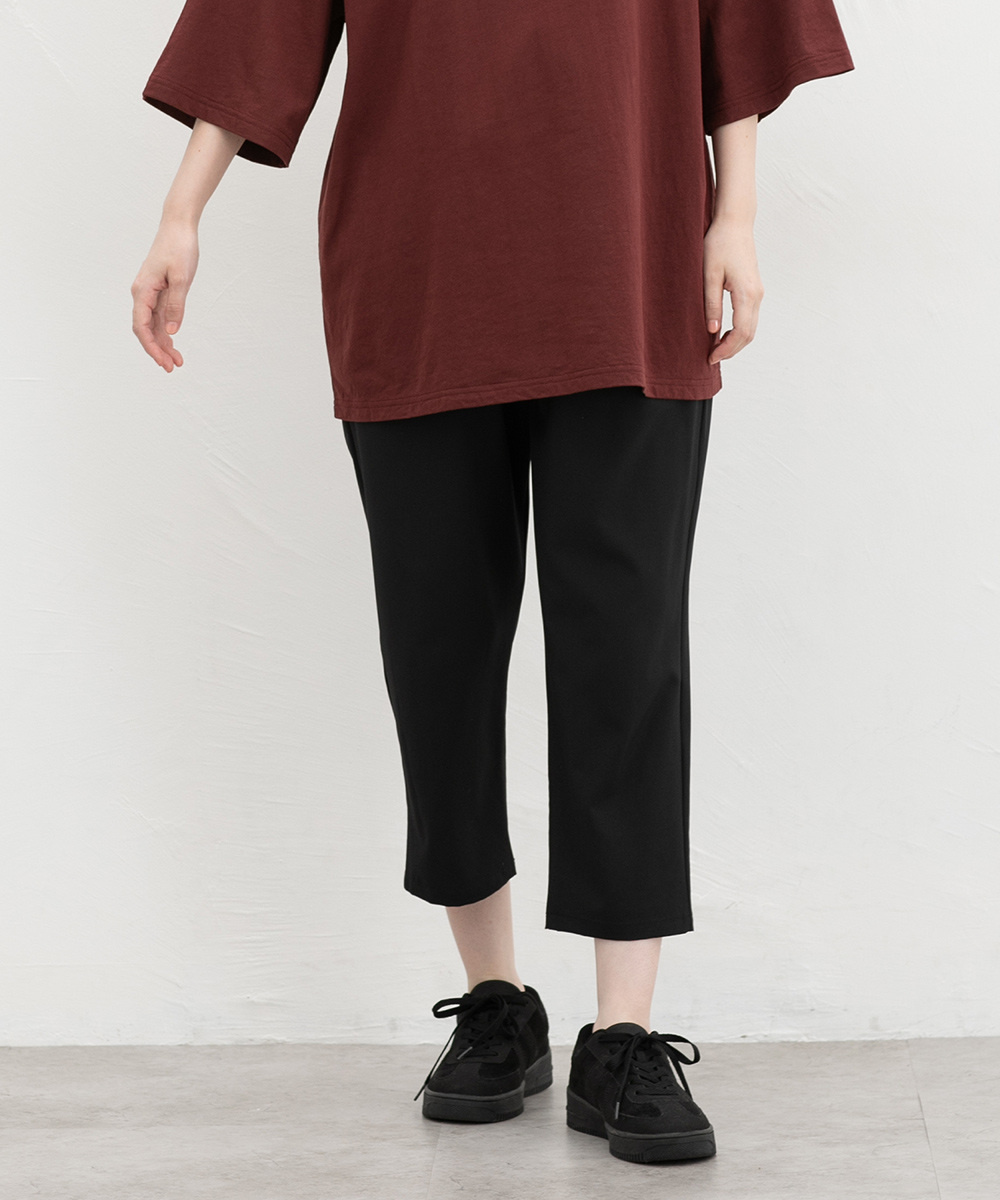 ボトムス パンツ ハニさら 大きいサイズ クロップドパンツ イージーパンツ UVカット 速乾ドライ レディース Honeys ハニーズ クロップドイージーパンツ | Honeys | 01